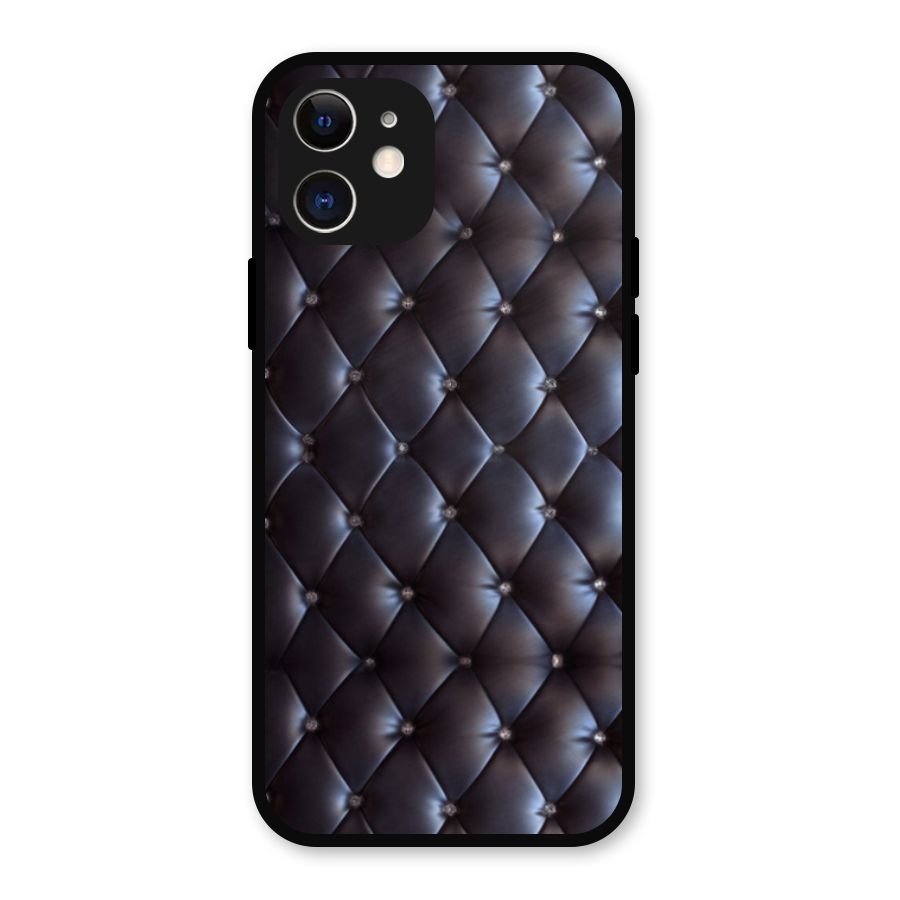 Luxury Pattern Metal Back Case for iPhone 12