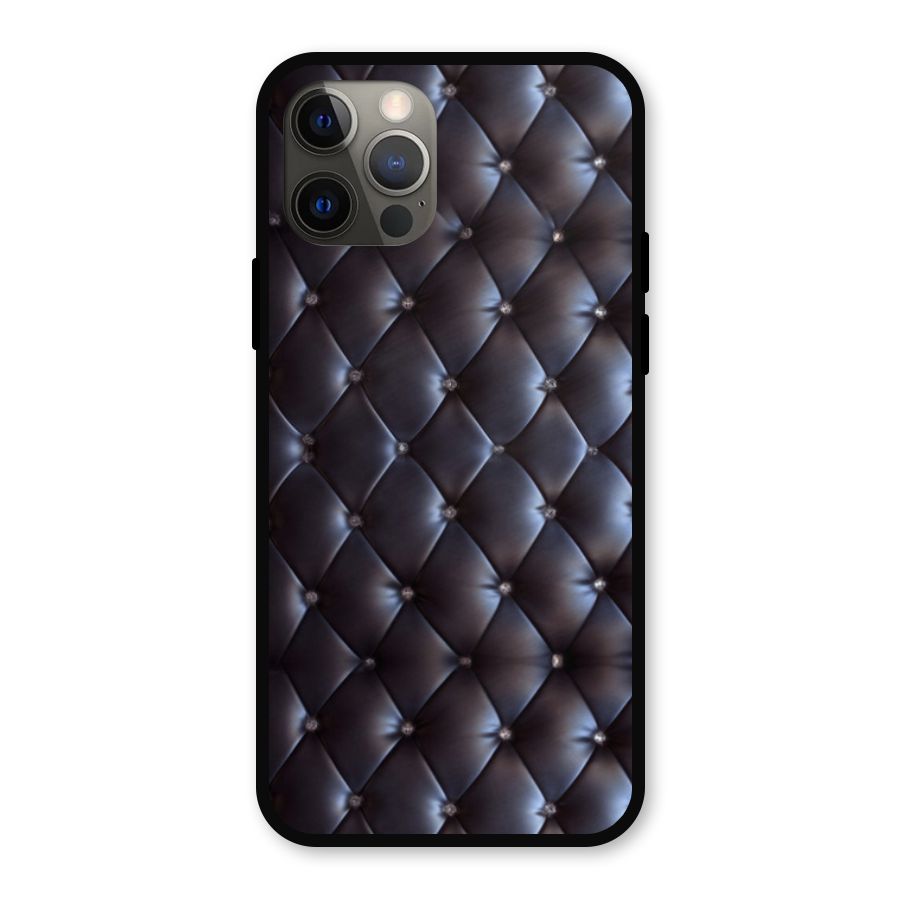 Luxury Pattern Metal Back Case for iPhone 12 Pro