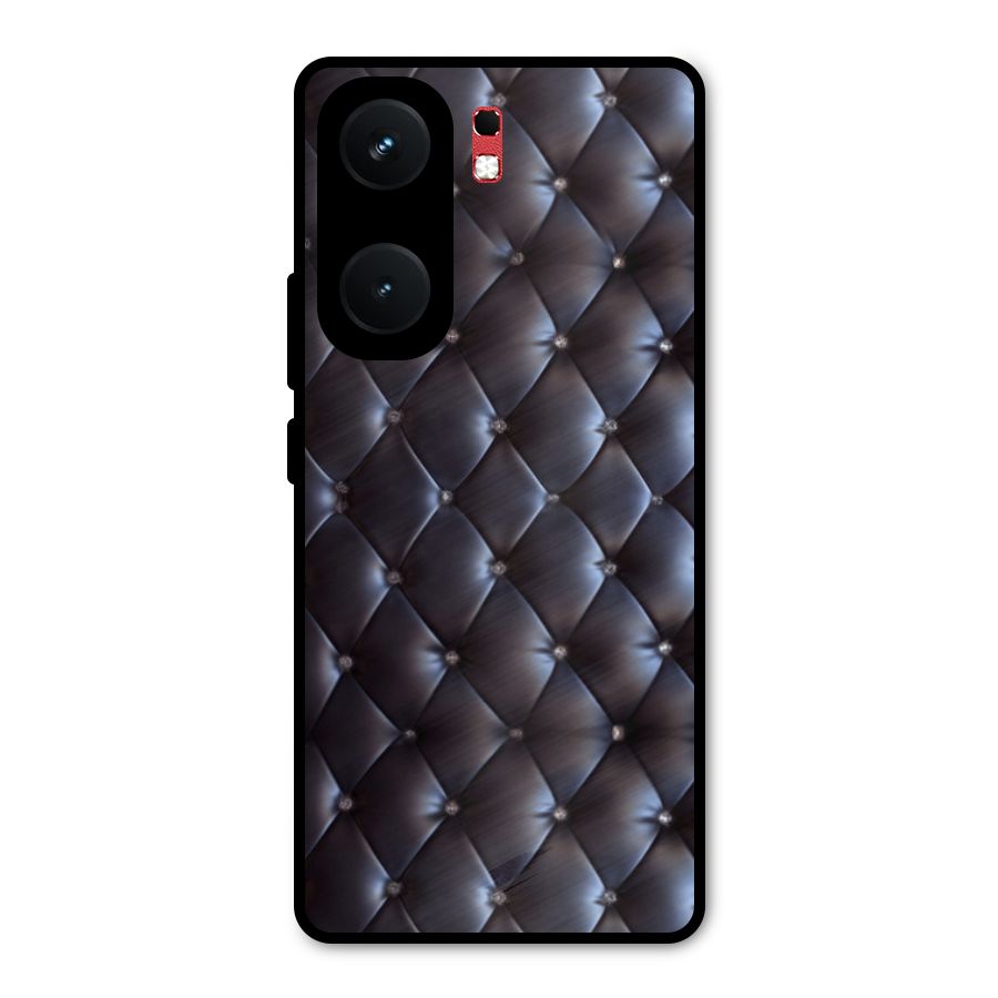 Luxury Pattern Metal Back Case for iQOO Neo 9 Pro