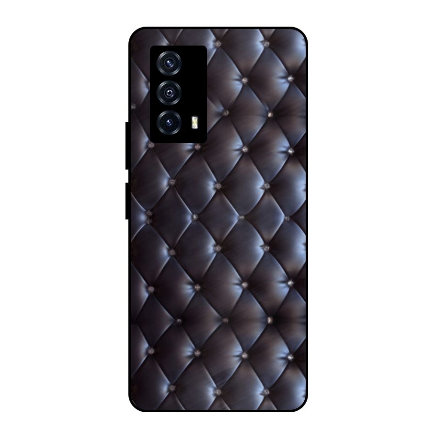 Luxury Pattern Metal Back Case for iQOO Z5