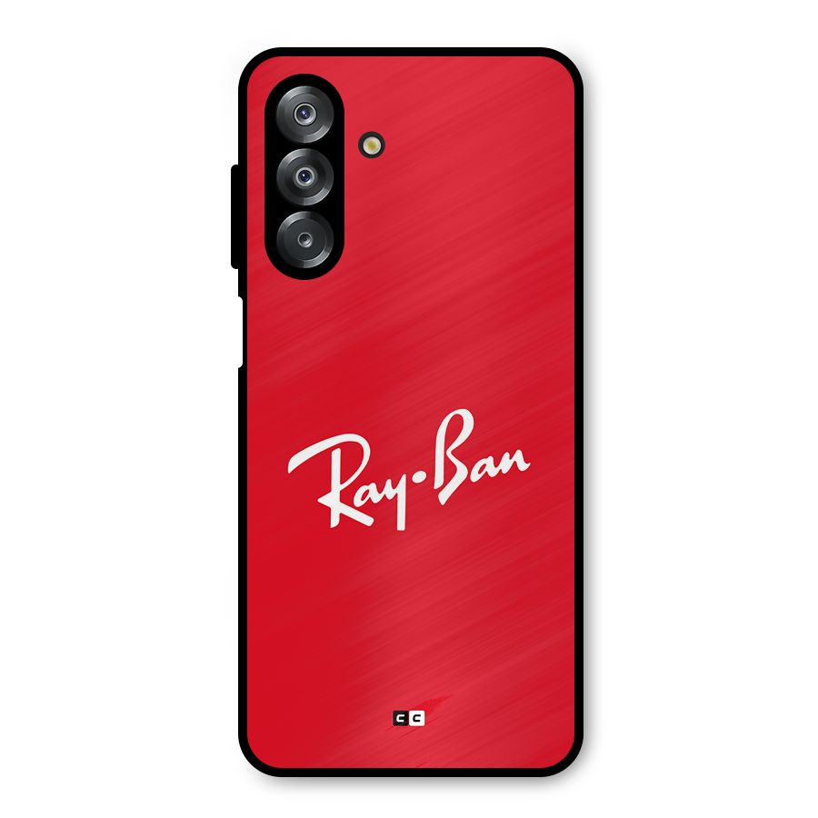 Luxury Red Metal Back Case for Galaxy A26