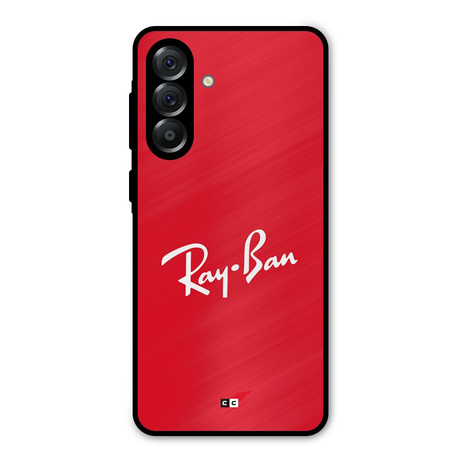 Luxury Red Metal Back Case for Galaxy A56