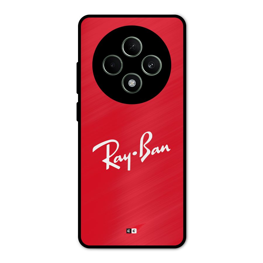 Luxury Red Metal Back Case for Oppo F27