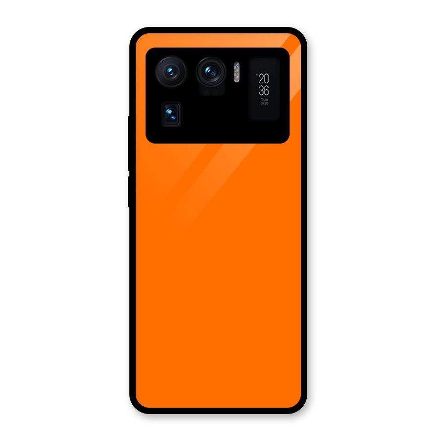 Mac Orange Glass Back Case for Mi 11 Ultra