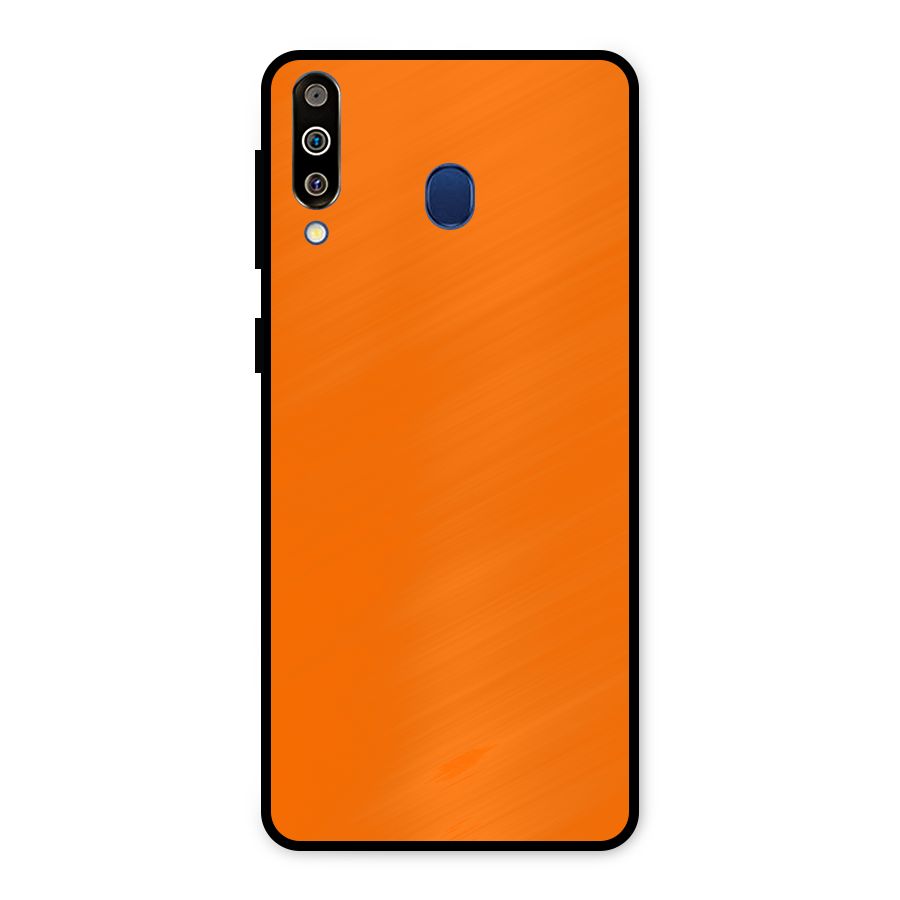 Mac Orange Metal Back Case for Galaxy M30