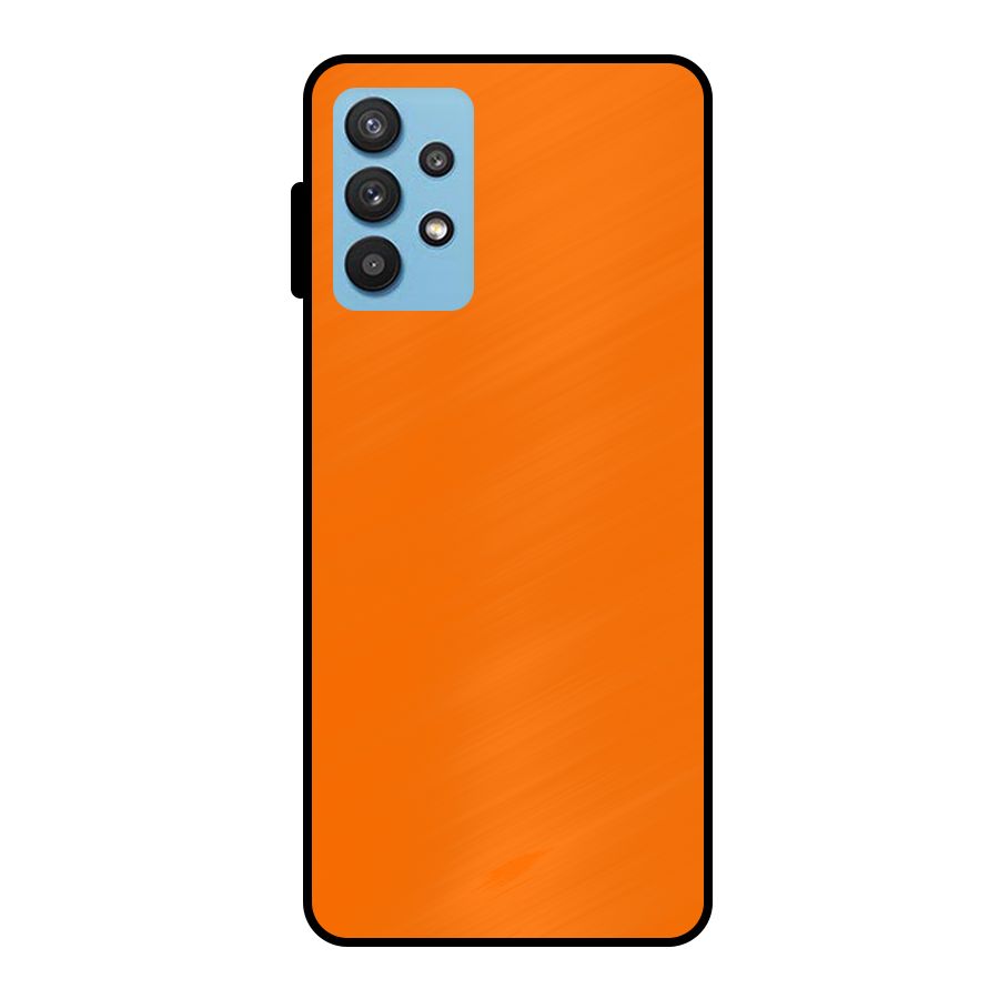 Mac Orange Metal Back Case for Galaxy M32 5G