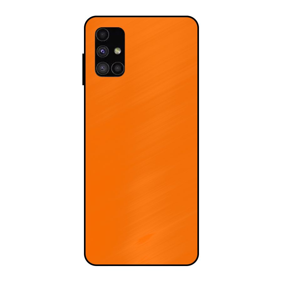 Mac Orange Metal Back Case for Galaxy M51