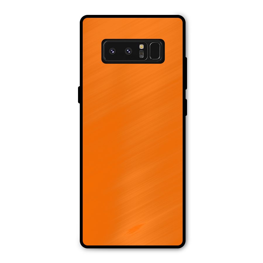 Mac Orange Metal Back Case for Galaxy Note 8