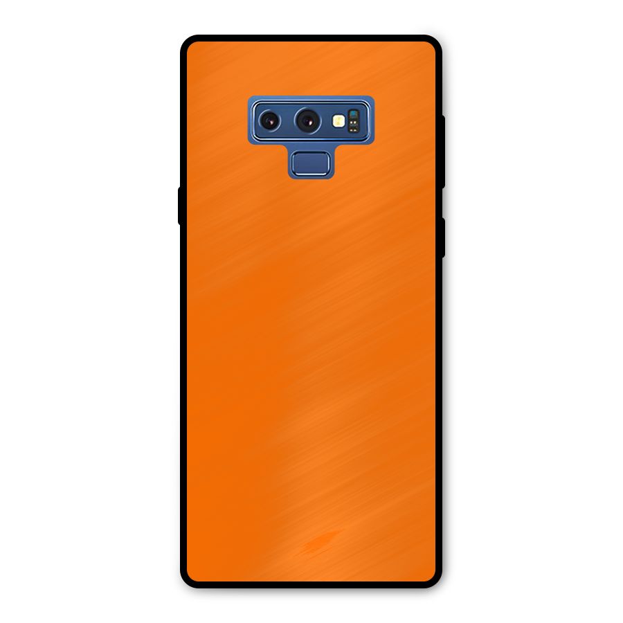 Mac Orange Metal Back Case for Galaxy Note 9