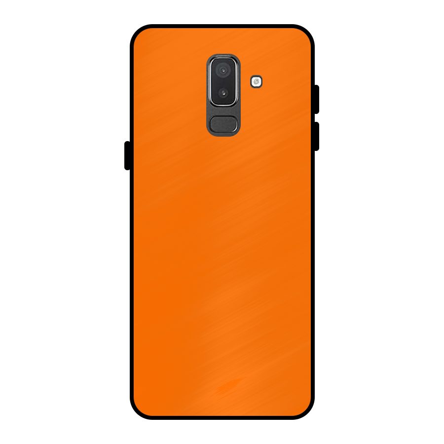 Mac Orange Metal Back Case for Galaxy On8 (2018)
