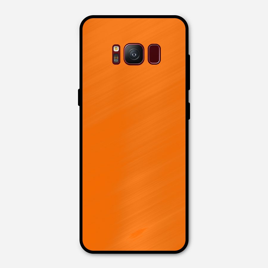 Mac Orange Metal Back Case for Galaxy S8