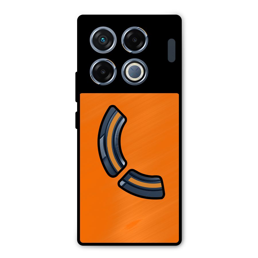 Mac Orange Metal Back Case for Infinix GT 20 Pro