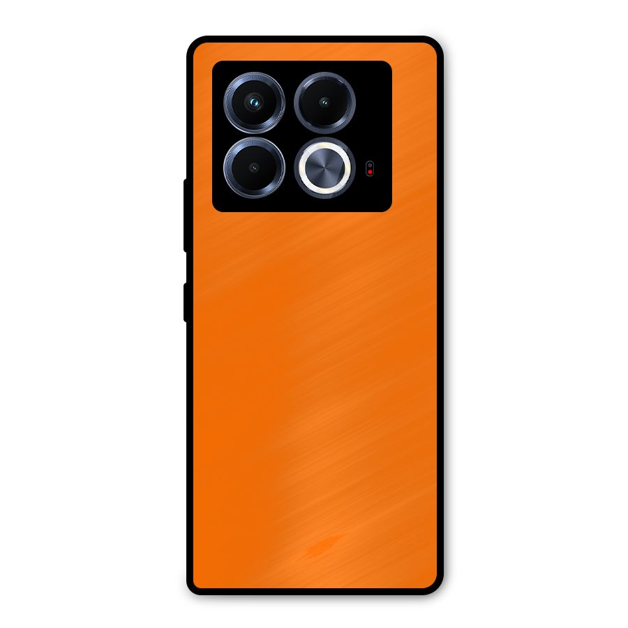 Mac Orange Metal Back Case for Infinix Note 40 5G