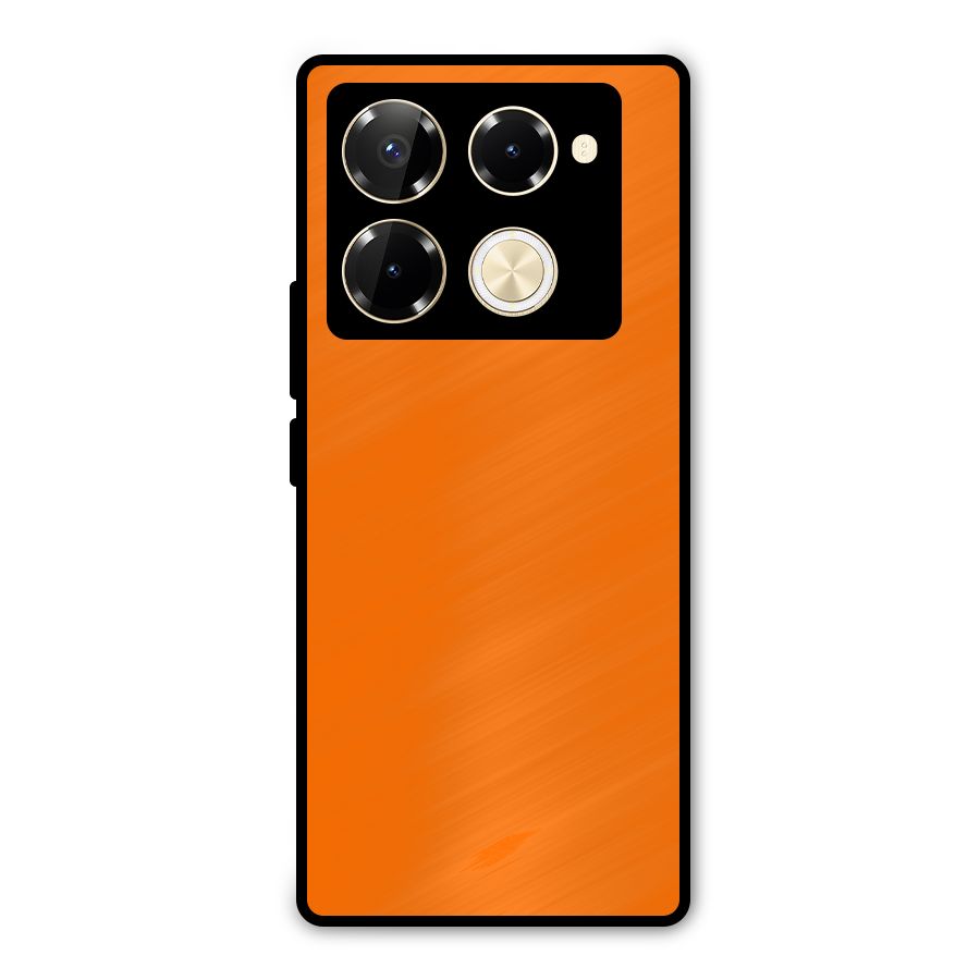 Mac Orange Metal Back Case for Infinix Note 40 Pro Plus