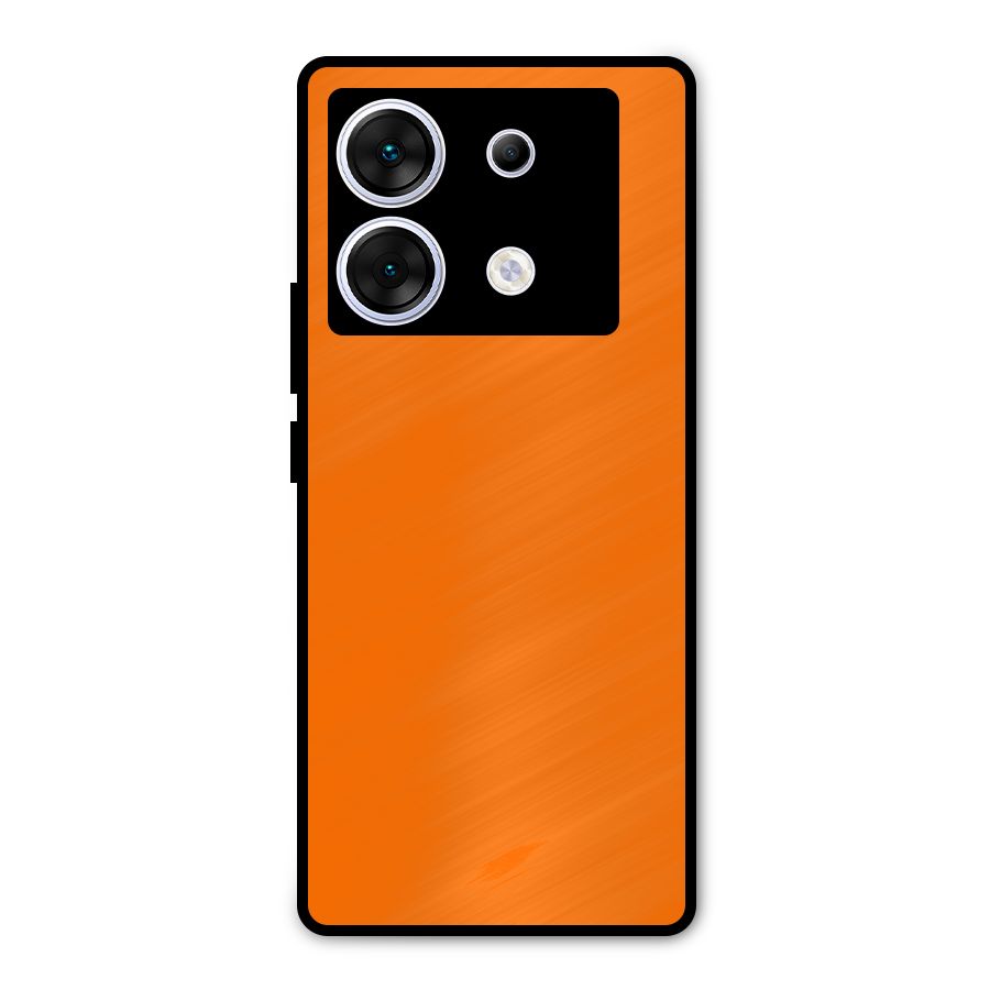 Mac Orange Metal Back Case for Infinix Zero 30 5G