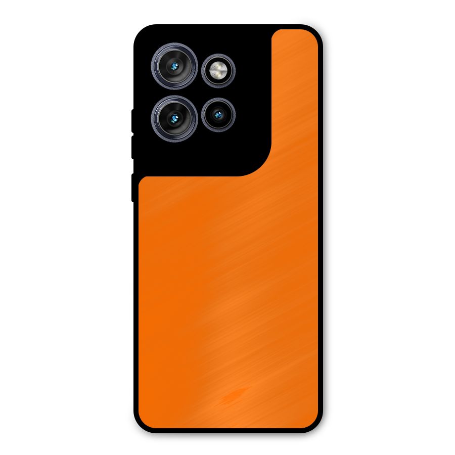 Mac Orange Metal Back Case for Motorola Edge 50 Neo
