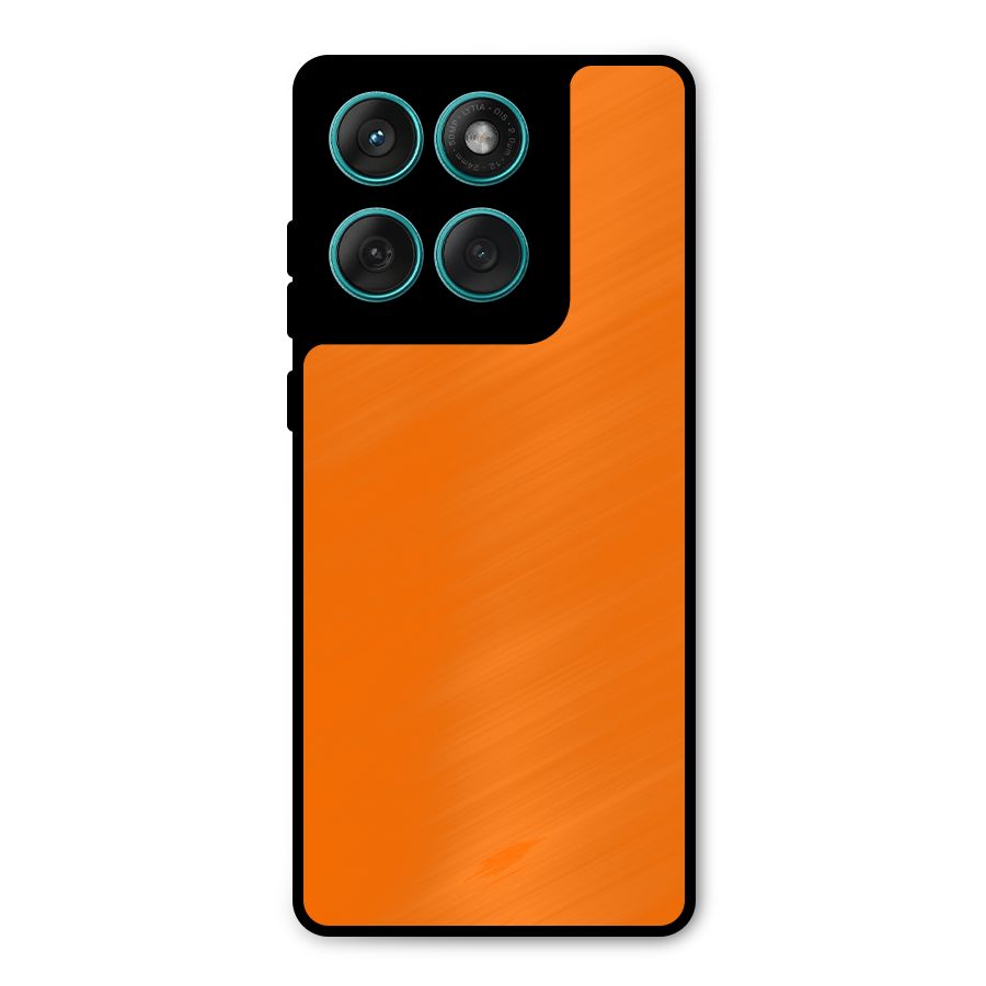 Mac Orange Metal Back Case for Motorola Edge 60