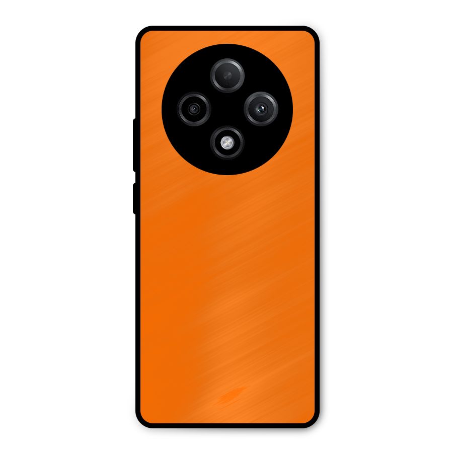 Mac Orange Metal Back Case for Oppo F27 Pro Plus