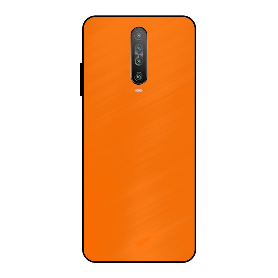 Mac Orange Metal Back Case for Poco X2