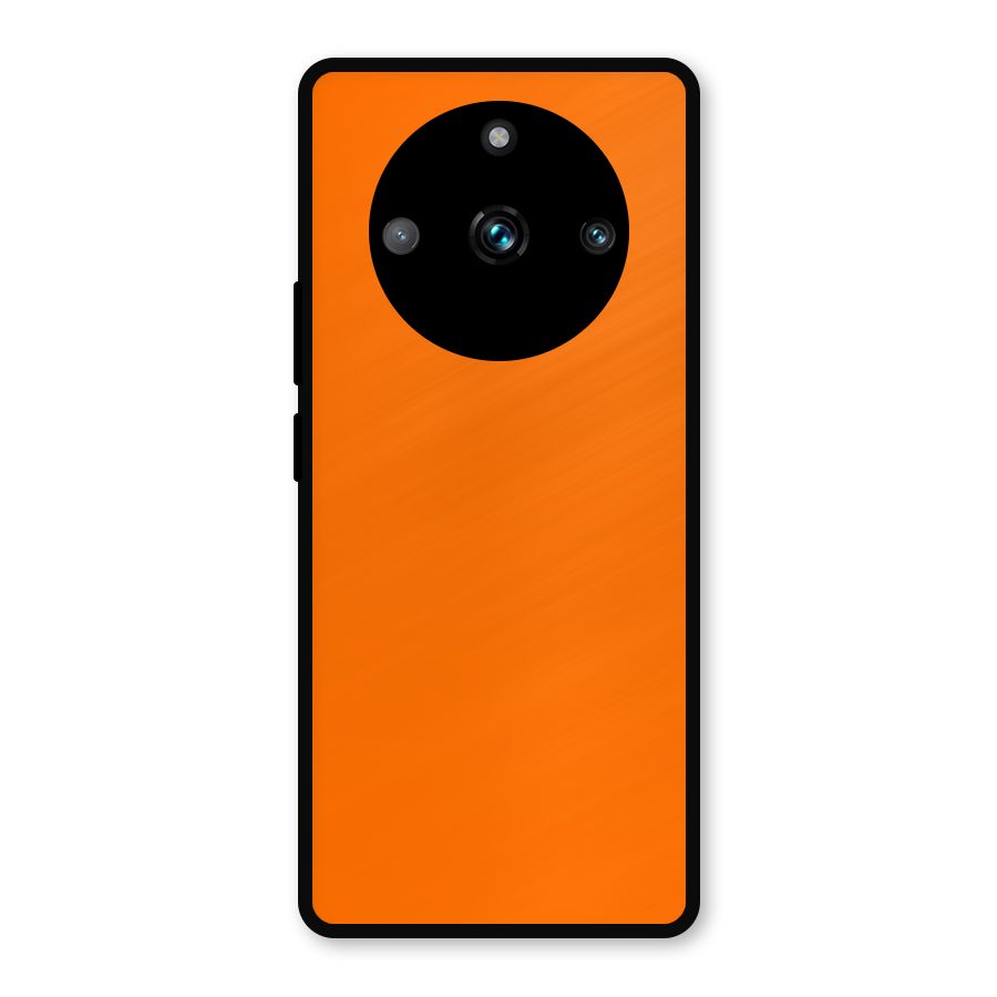Mac Orange Metal Back Case for Realme 11 Pro