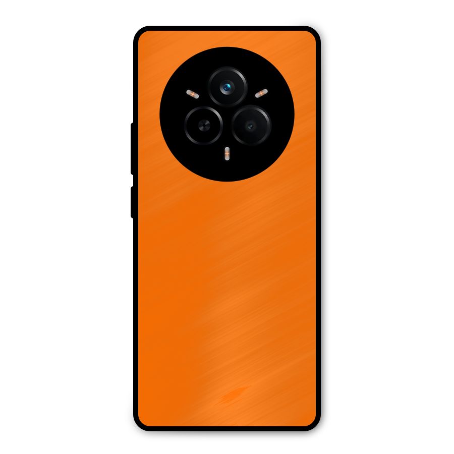 Mac Orange Metal Back Case for Realme 14 Pro