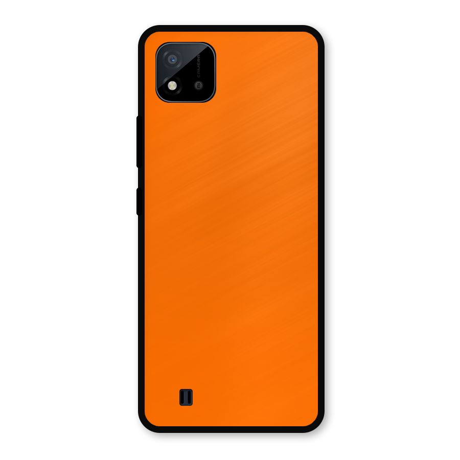 Mac Orange Metal Back Case for Realme C11 2021