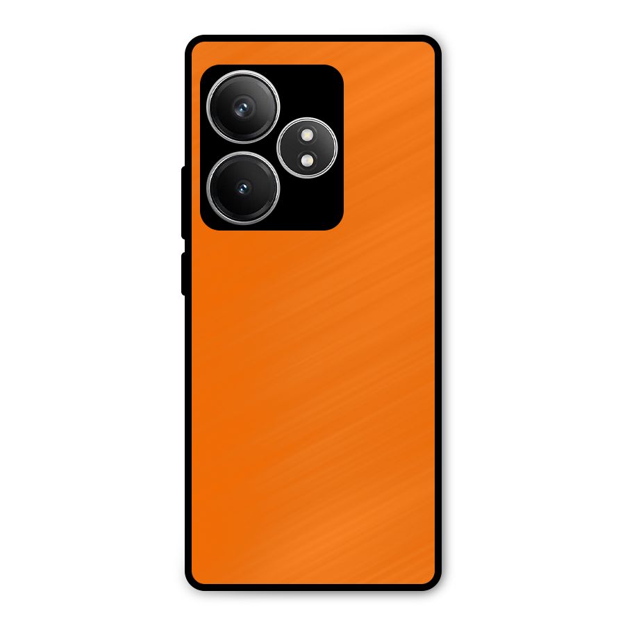 Mac Orange Metal Back Case for Realme GT 6T