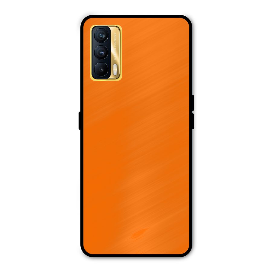 Mac Orange Metal Back Case for Realme X7