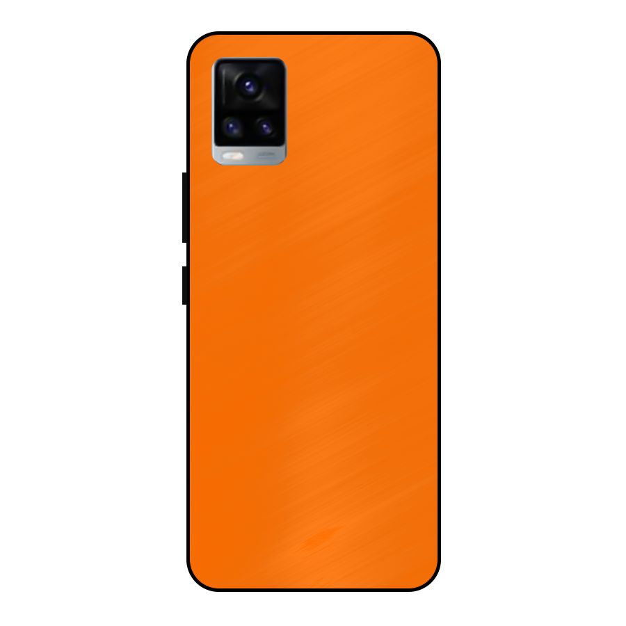 Mac Orange Metal Back Case for Vivo V20