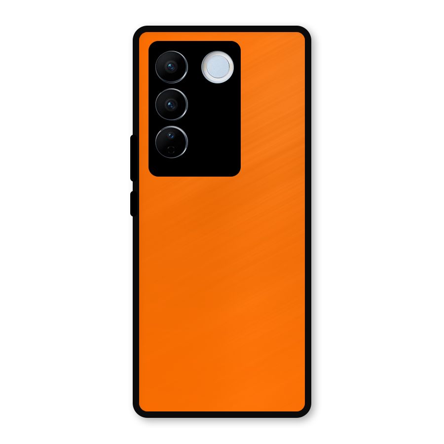 Mac Orange Metal Back Case for Vivo V27
