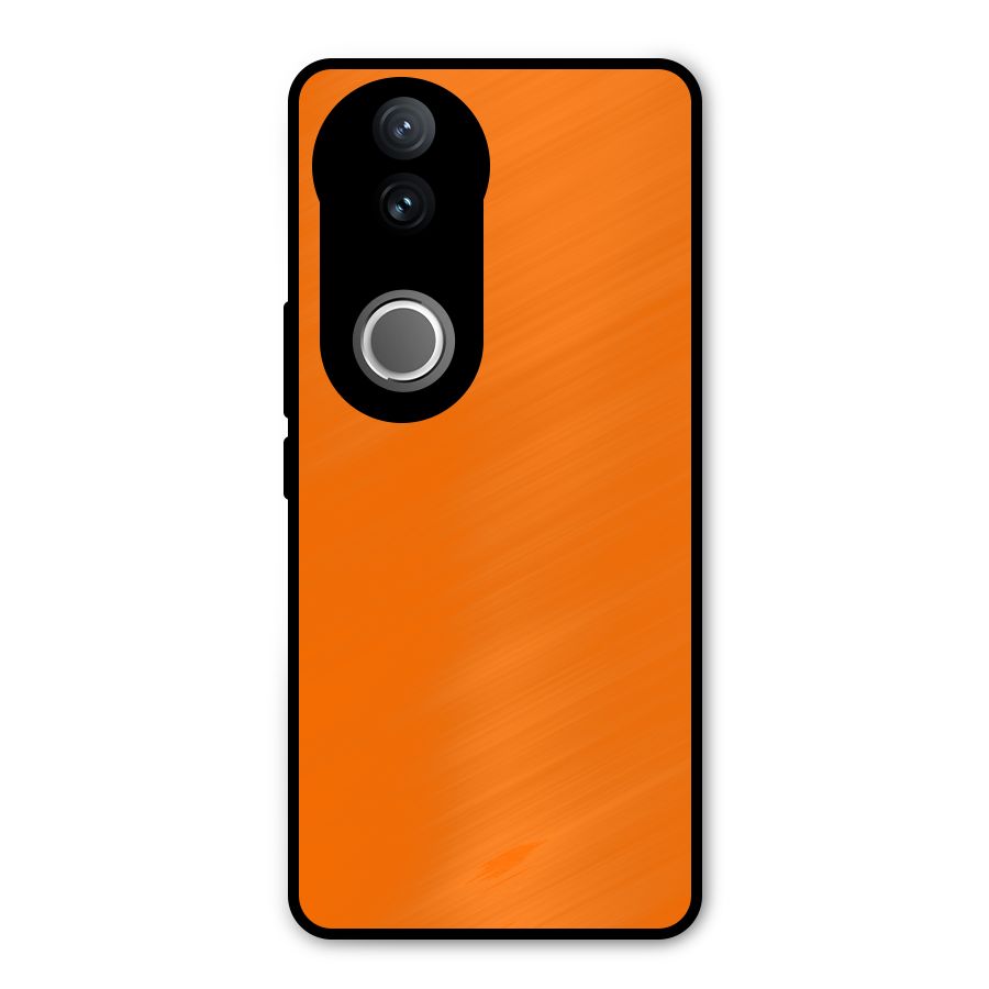 Mac Orange Metal Back Case for Vivo V50e