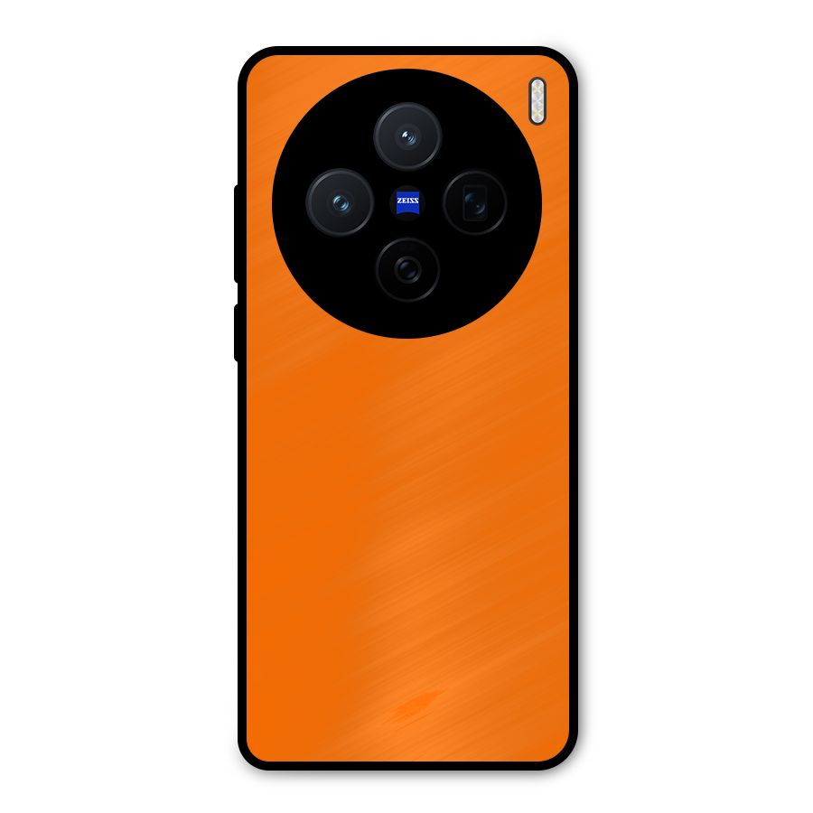 Mac Orange Metal Back Case for Vivo X200