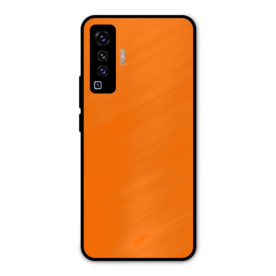 Mac Orange Metal Back Case for Vivo X50