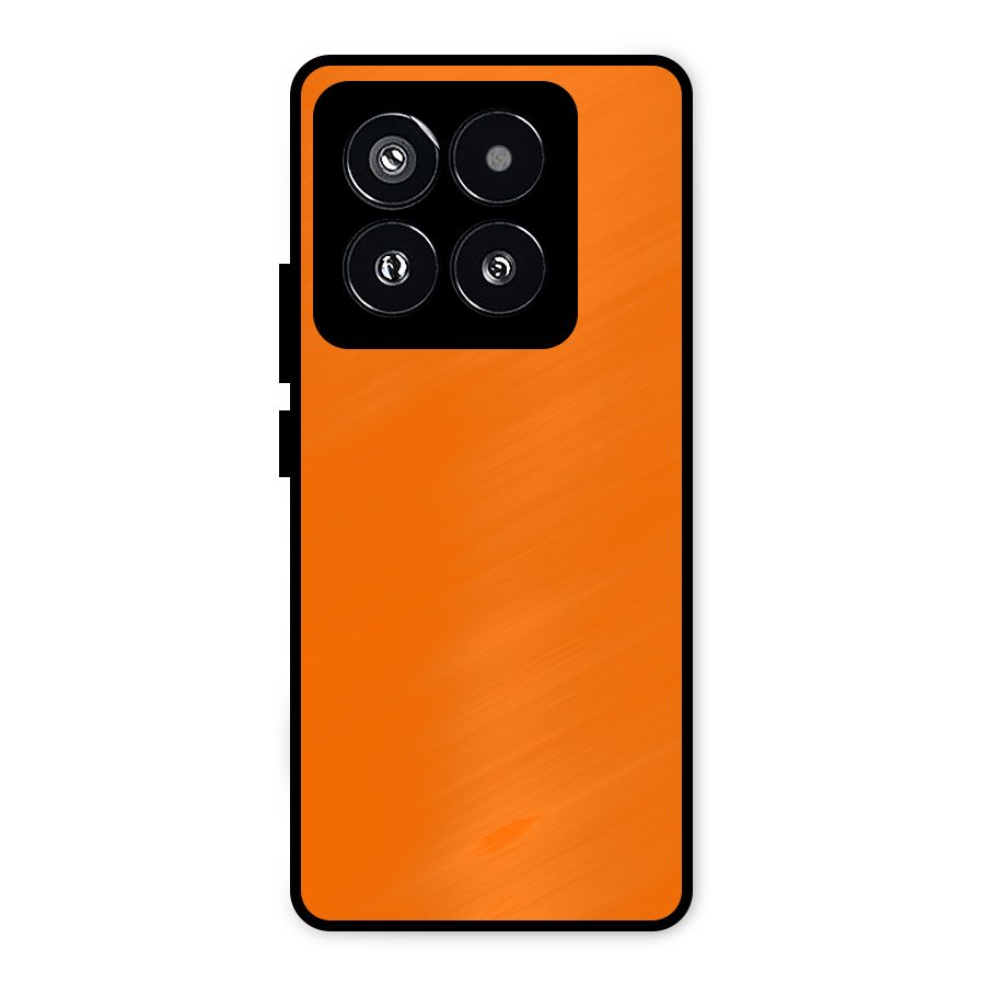 Mac Orange Metal Back Case for Xiaomi 14 Pro