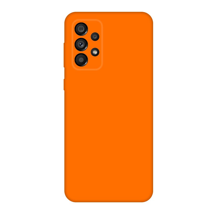 Mac Orange Original Polycarbonate Back Case for Galaxy A73 5G