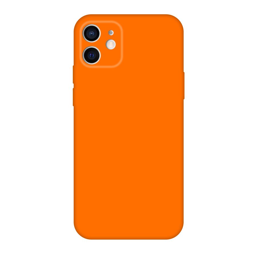 Mac Orange Original Polycarbonate Back Case for iPhone 12