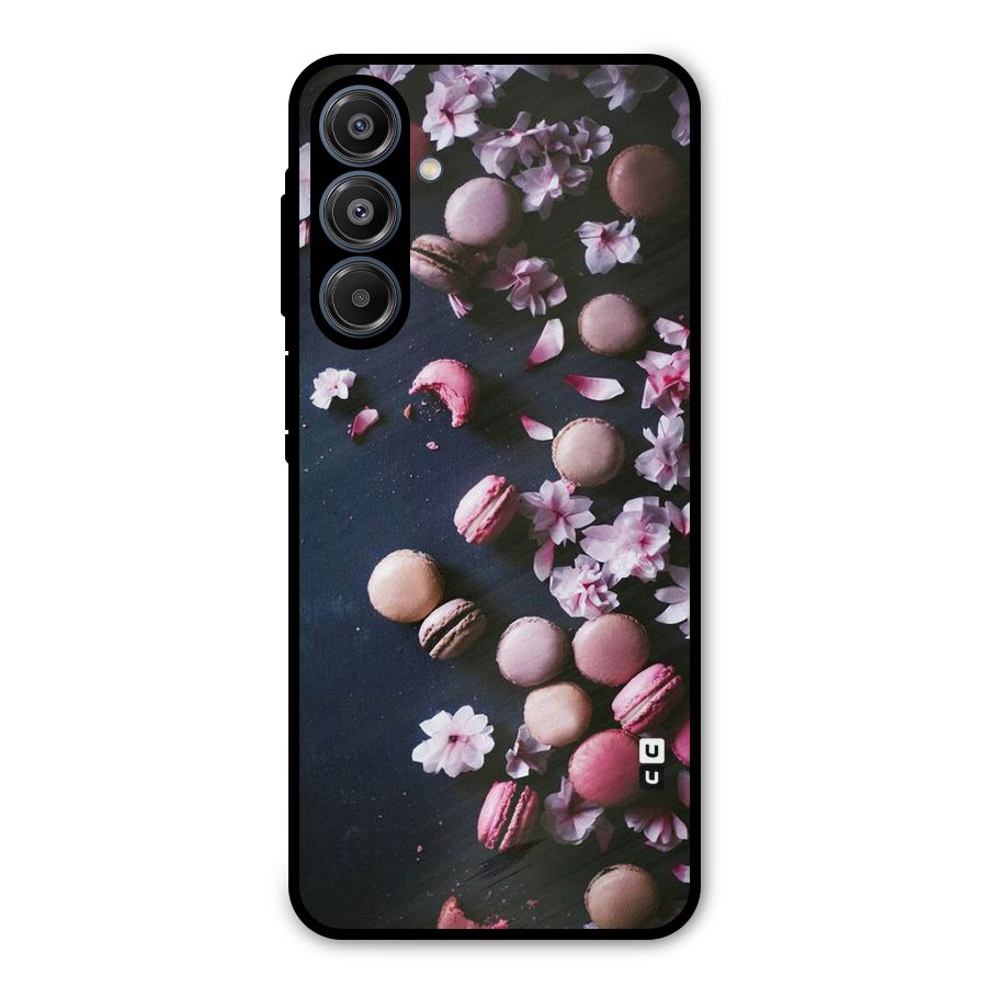 Macaroons And Cheery Blossoms Metal Back Case for Galaxy A16 5G