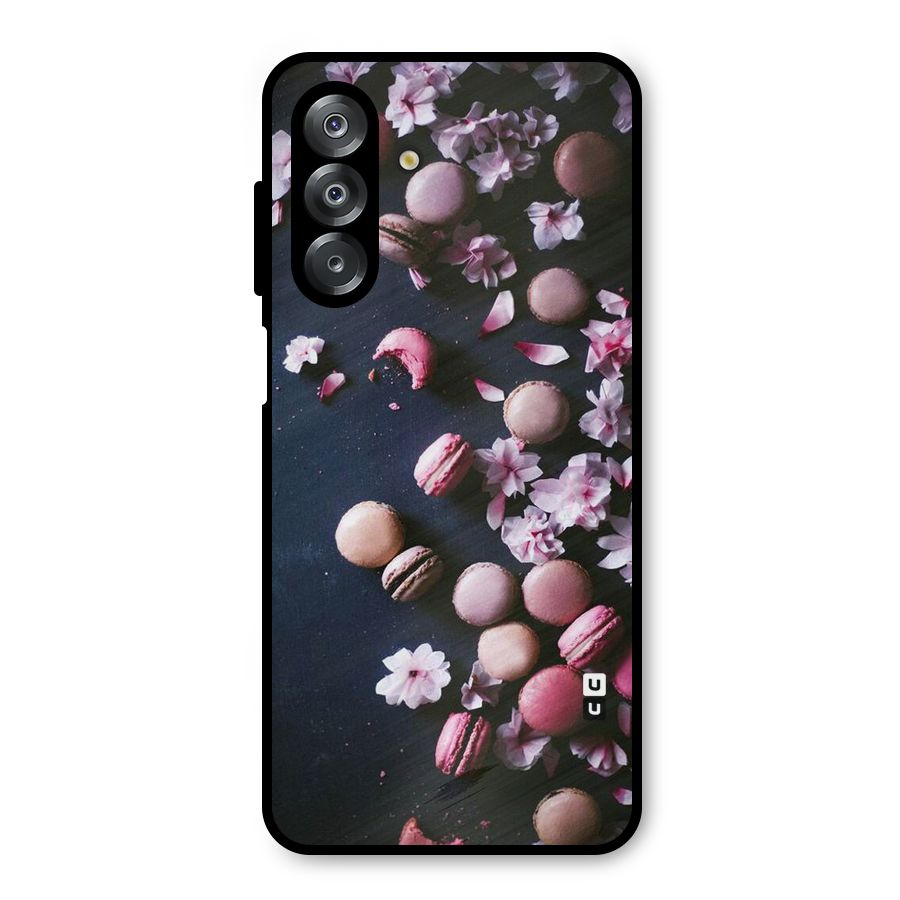 Macaroons And Cheery Blossoms Metal Back Case for Galaxy A26