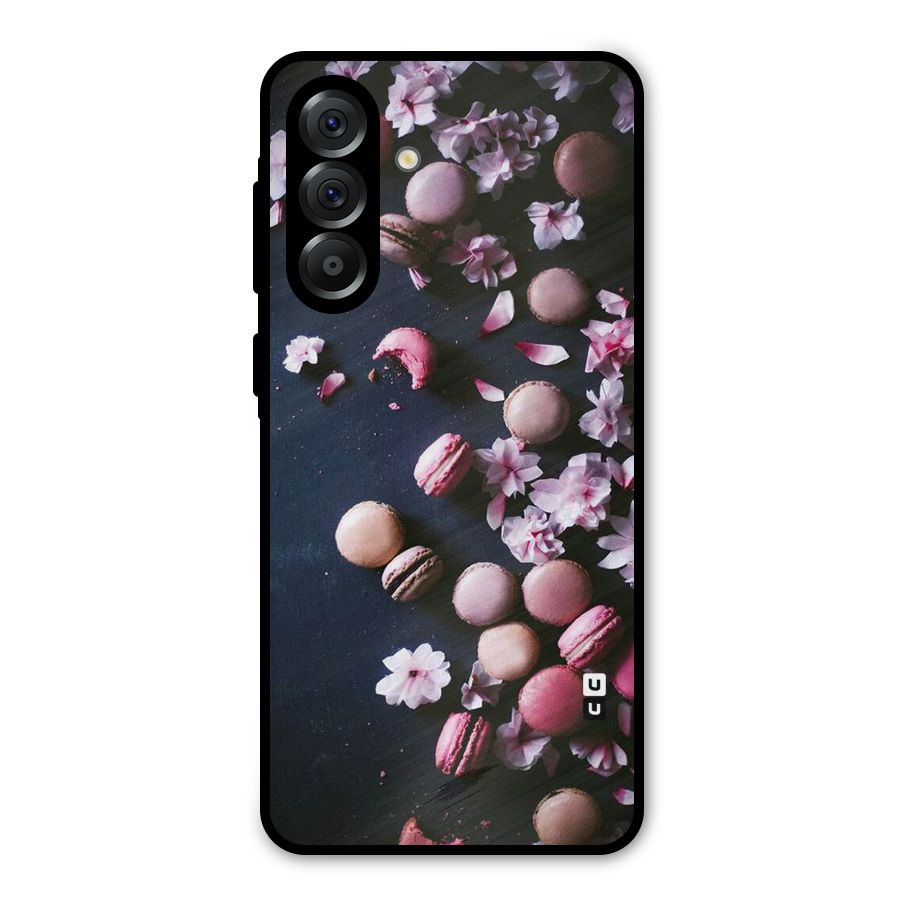 Macaroons And Cheery Blossoms Metal Back Case for Galaxy A56
