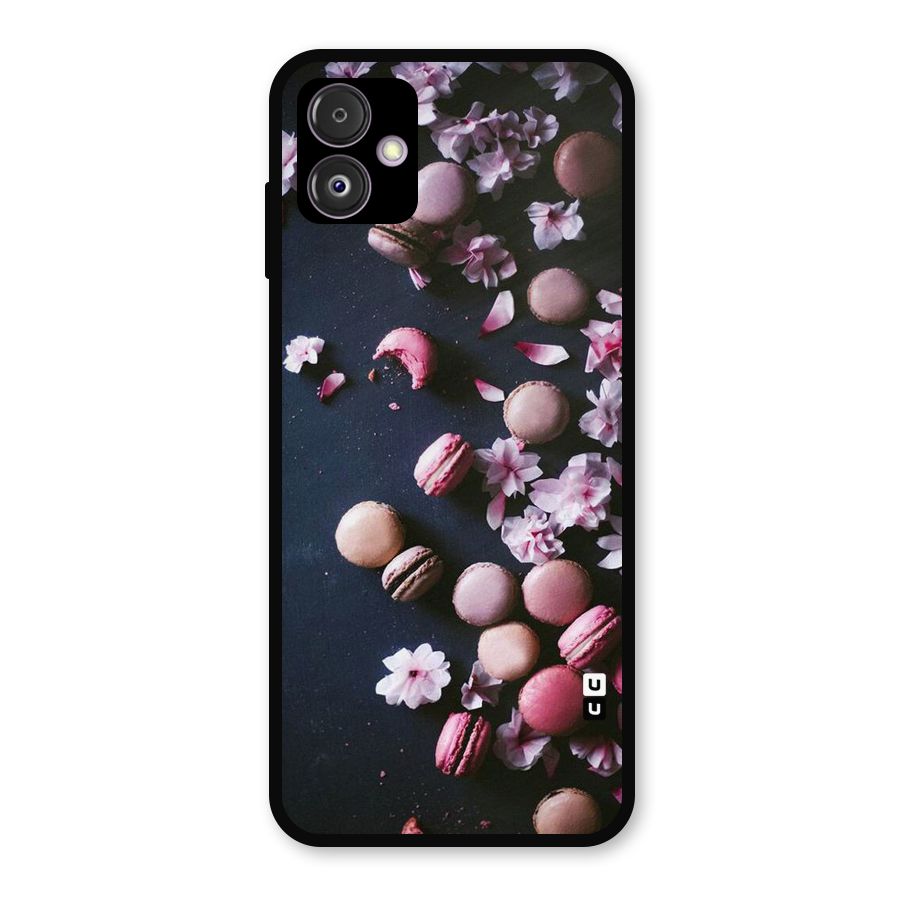 Macaroons And Cheery Blossoms Metal Back Case for Galaxy F14