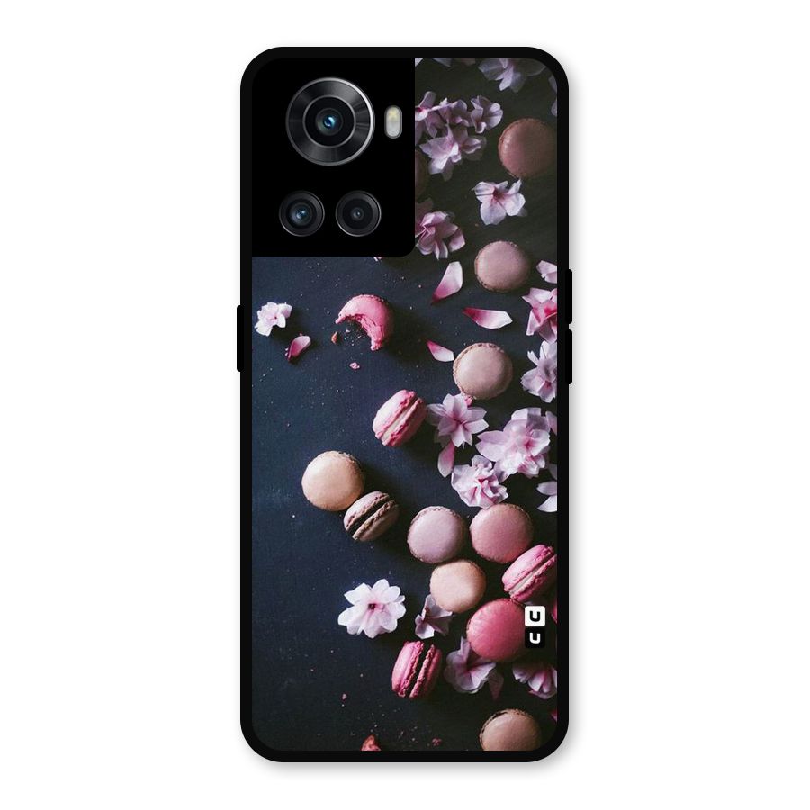 Macaroons And Cheery Blossoms Metal Back Case for OnePlus 10R