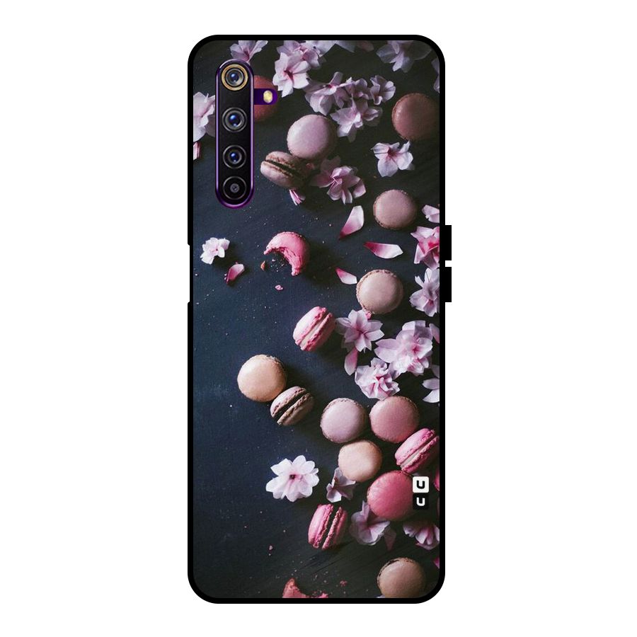 Macaroons And Cheery Blossoms Metal Back Case for Realme 6 Pro