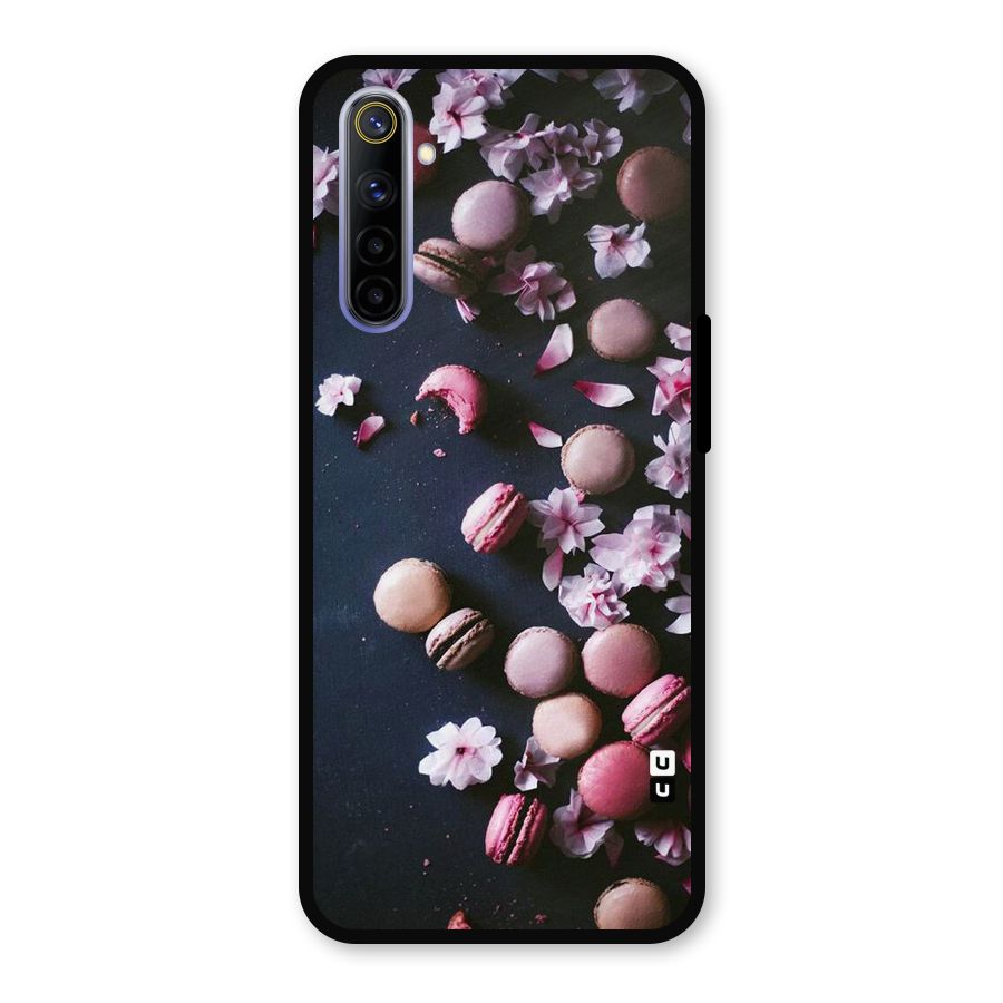 Macaroons And Cheery Blossoms Metal Back Case for Realme 6i