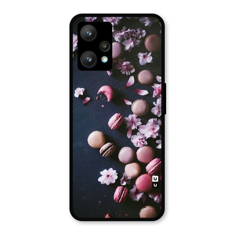 Macaroons And Cheery Blossoms Metal Back Case for Realme 9
