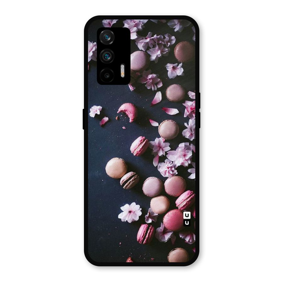 Macaroons And Cheery Blossoms Metal Back Case for Realme GT 5G