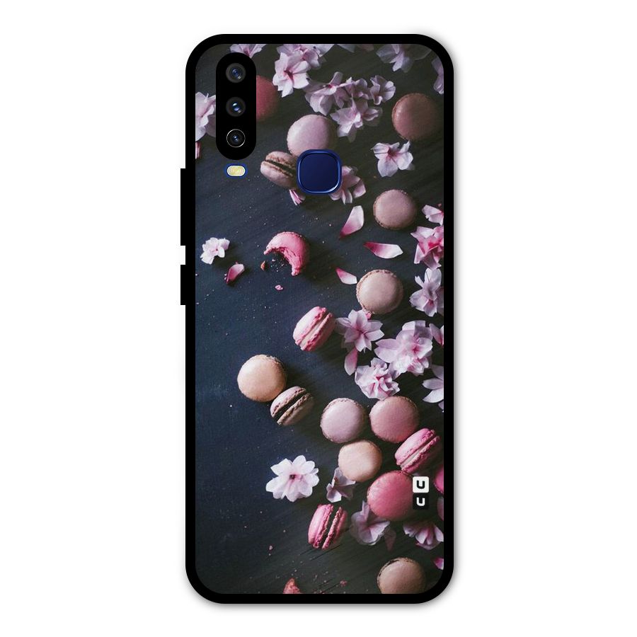 Macaroons And Cheery Blossoms Metal Back Case for Vivo V17