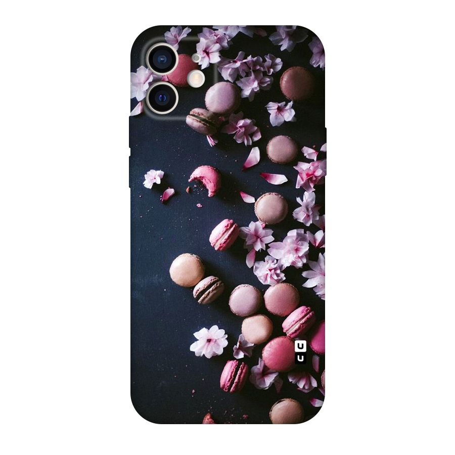 Macaroons And Cheery Blossoms Original Polycarbonate Back Case for iPhone 12