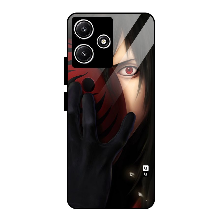 Madara Sharingan Glass Back Case for Poco M6 Pro