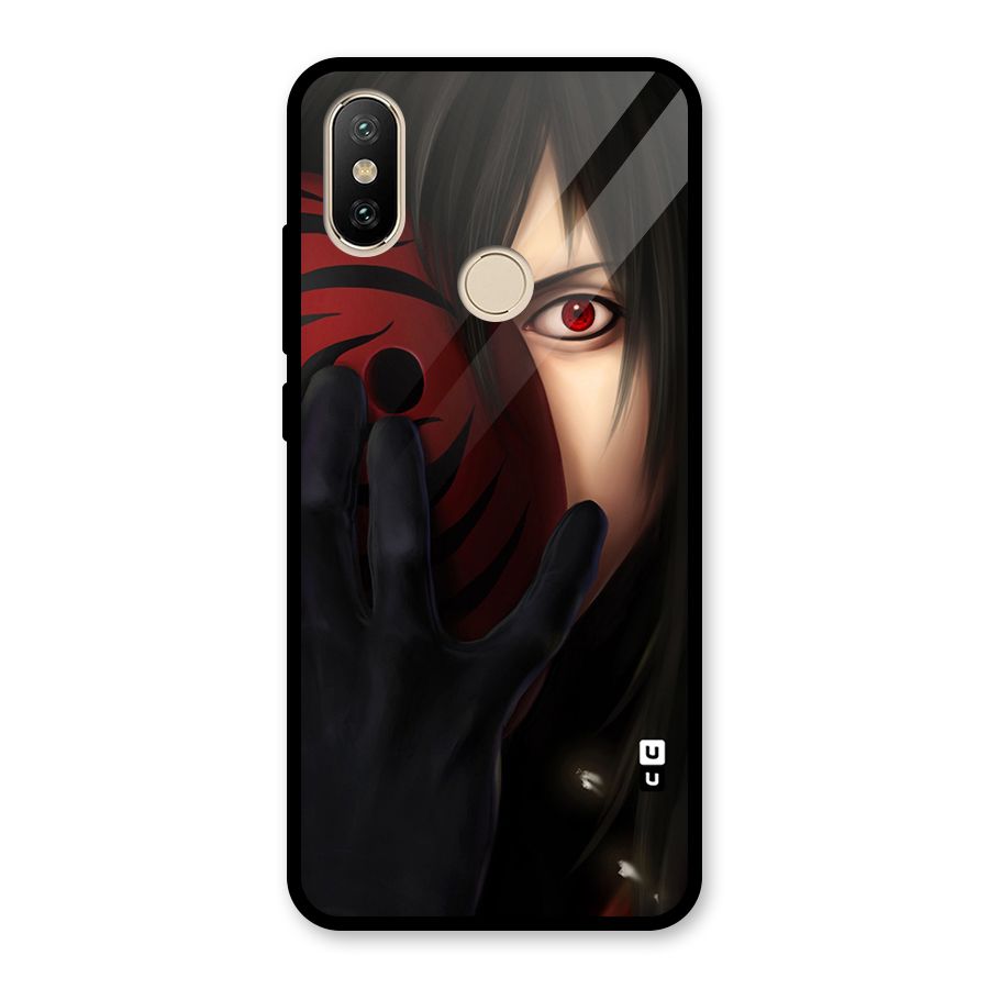 Madara Sharingan Glass Back Case for Redmi A2
