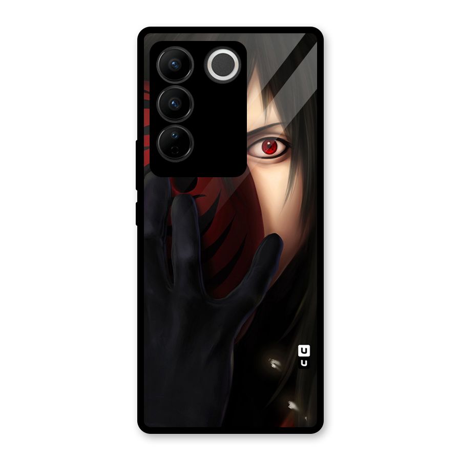 Madara Sharingan Glass Back Case for Vivo V27 Pro